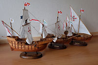 модели кораблей Колумба