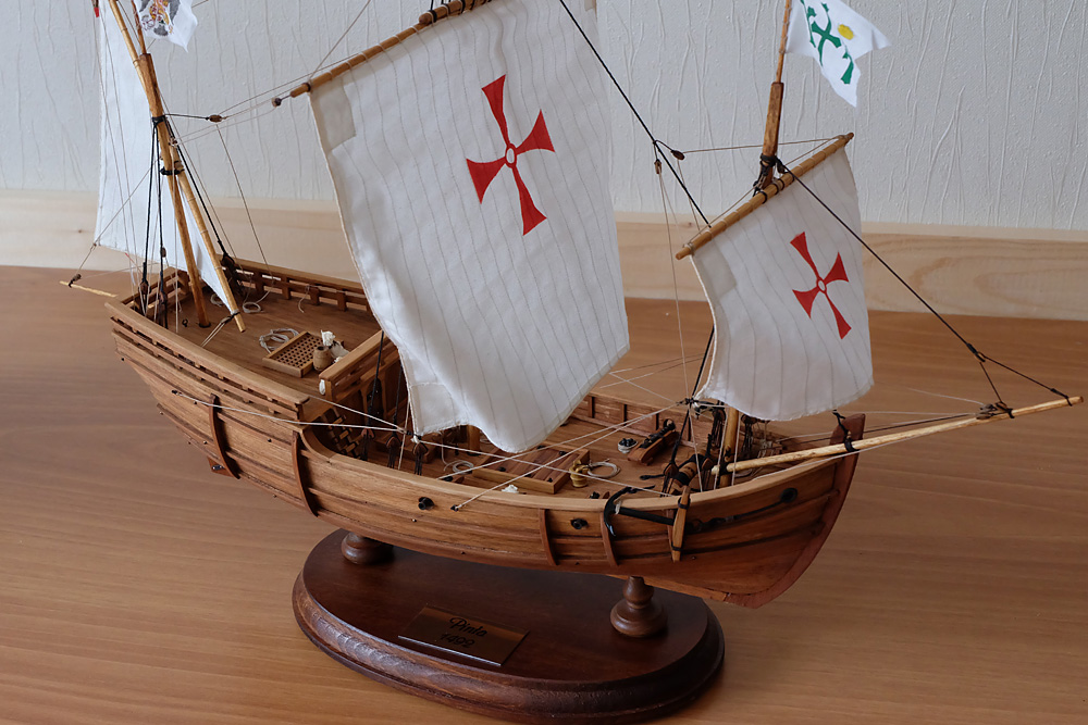 Модели кораблей Колумба "Санта Мария", "Нинья", "П...