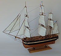 модель парусного корабля  «Нева»