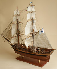 модель парусного корабля брига «Орёл»
