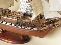 модель русского парусного корабля «Паллада»